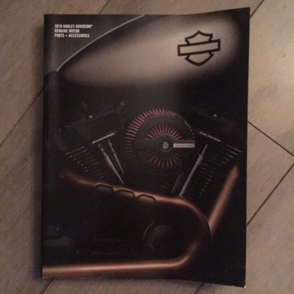 2018 Harley-Davidson Genuine motor parts & accessories book.  1048 pages
